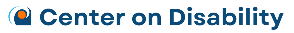 Center on Disability logo